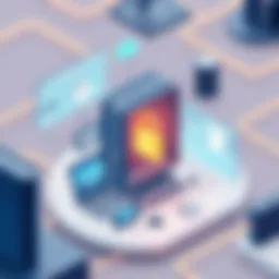 Conceptual illustration of advanced server access