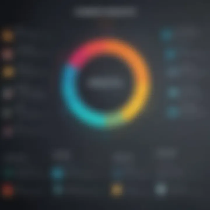 Chart illustrating strengths and weaknesses of competitors