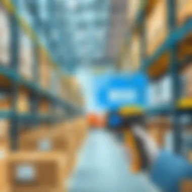 Dynamsoft Barcode Reader in action within a warehouse