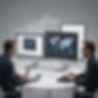 Collaboration on Brandfolder Team collaboration using Brandfolder in a digital workspace