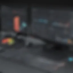 Visual representation of Cognos dashboard features