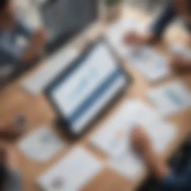Enhanced Teamwork Visualization Illustration illustrating Collaboration Benefits of Smartsheet Free Plan