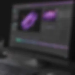 User interface of Adobe Premiere Pro showcasing editing tools