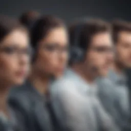 Illustration of diverse call center software pricing models