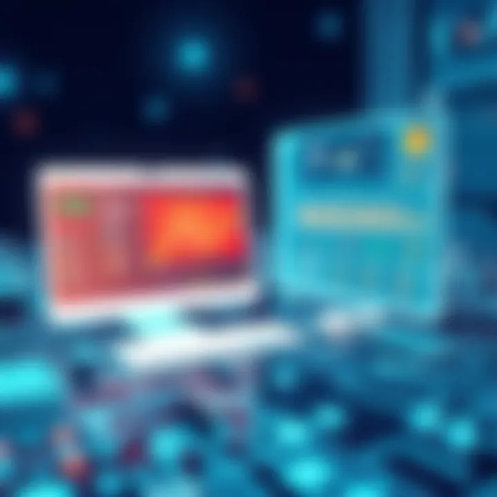 Innovative Interfaces of Future Trends Future trends in fire scheduling technology visualized through innovative interfaces