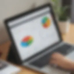 User interface of Zoho Books showcasing dashboard features