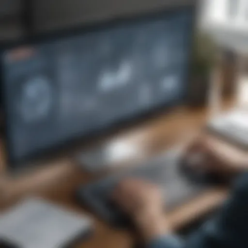 A visual representation of project data management software features