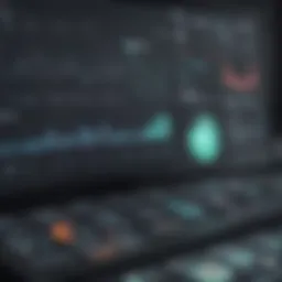 Interface of affiliate manager software showcasing analytics dashboard