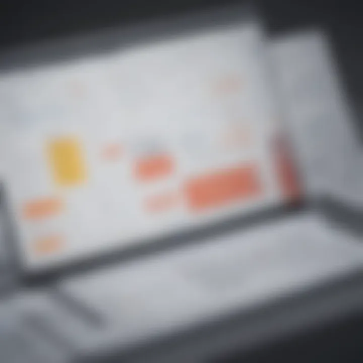 Sample content layout demonstrating effective organization
