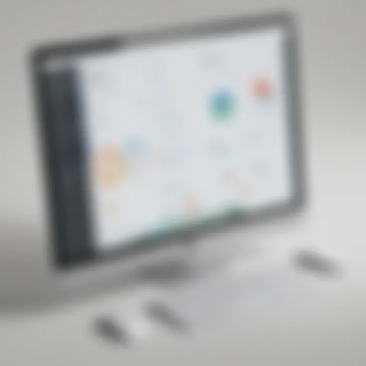 User interface of a CRM tool