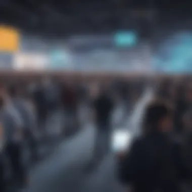 Seamless Entry for Attendees with Cvent Attendees enjoying seamless entry using the Cvent On Arrival App