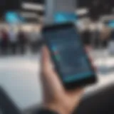 Cvent On Arrival App interface showcasing check-in features