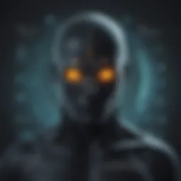 Illustration depicting Cyber Ghost download interface