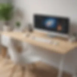 Modern desk layout optimization