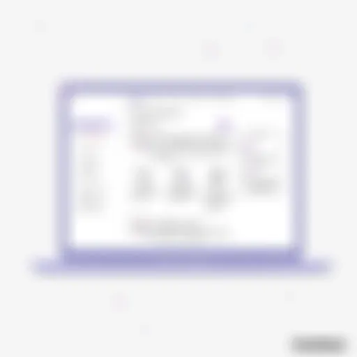 User interface of OneNote showcasing organizational features