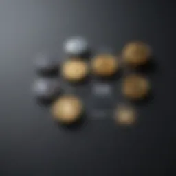 A comparative chart showcasing various cryptocurrency platforms and their unique features.