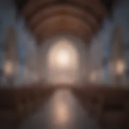 Innovative Light Installation in Church