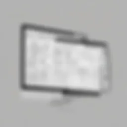 Interface of Balsamiq Online showcasing wireframe design tools
