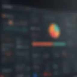 Dashboard view of a CRM system showcasing analytics and user engagement.