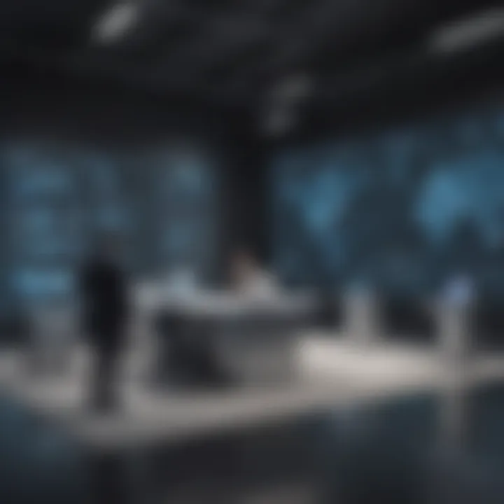 A futuristic representation of technology in auctions