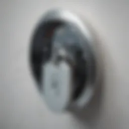 A digital lock symbolizing email security.