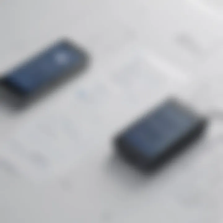 Comparison chart highlighting features of electronic signature tools