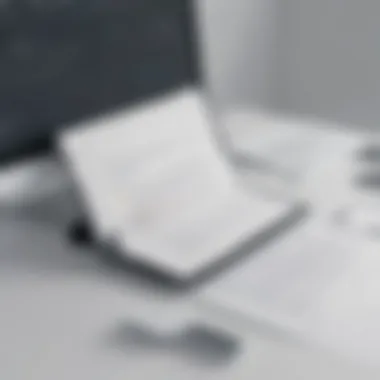 Secure Digital Document Transmission Illustration of a secure digital document transmission process