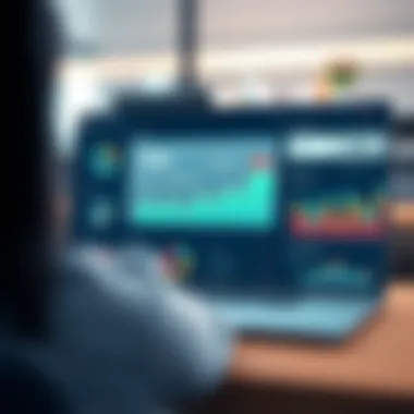 A sophisticated dashboard showcasing analytics for online tools