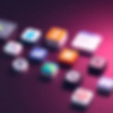 Illustration of various digital tool icons representing alternatives