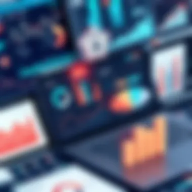 Visual representation of data analytics