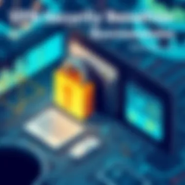 Visual representation of VPN security benefits for businesses