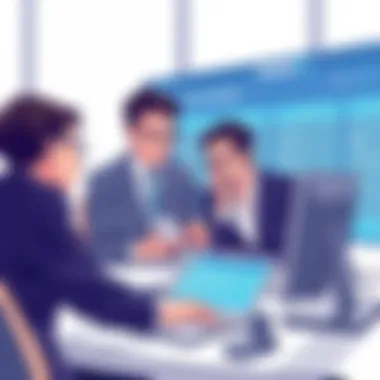 Business professionals analyzing the potential of the Ning platform