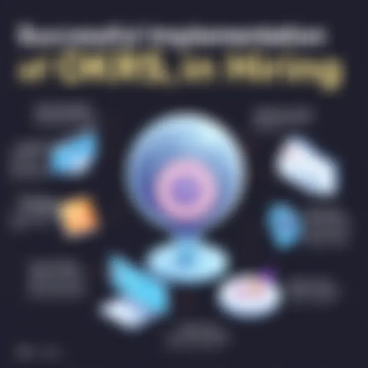 Infographic detailing successful implementation of OKRs in hiring