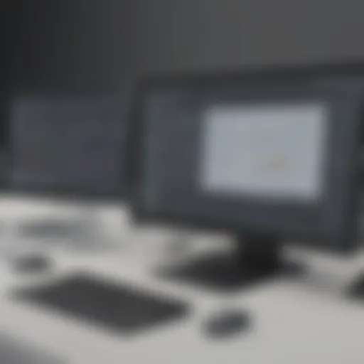Dynamic interface showcasing Outsystems CRM features