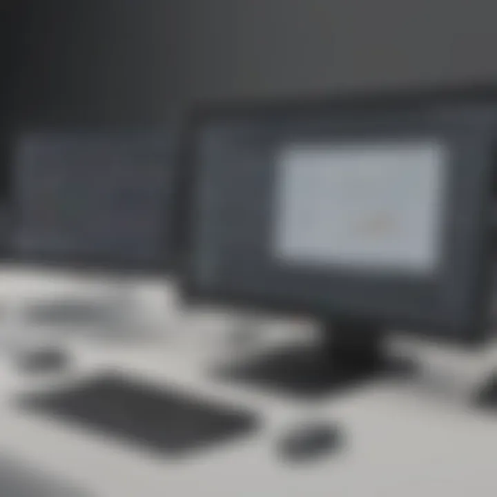 Dynamic interface showcasing Outsystems CRM features