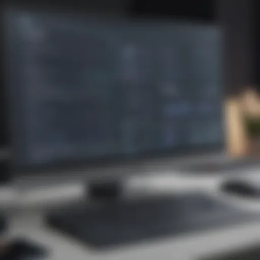 Modern software interface showcasing features for law firms