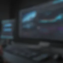 A sleek interface of a premium video editing software showcasing advanced editing tools.