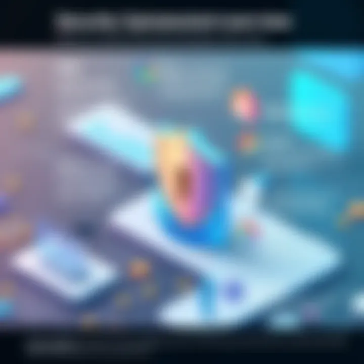 Security features of QR Asset Management application