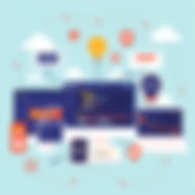 Visual representation of top SaaS ERP providers in the market