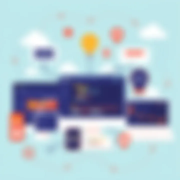 Visual representation of top SaaS ERP providers in the market