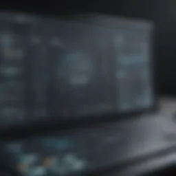 Visual representation of RPA software dashboard showcasing automation features