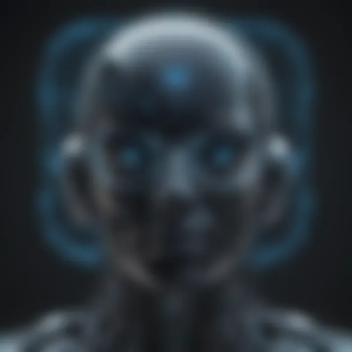 A futuristic tool showcasing AI-driven writing capabilities.