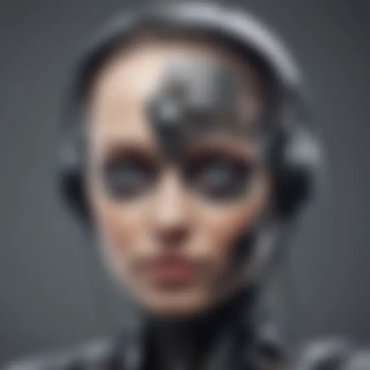 A visual representation of the impact of AI on the content industry.
