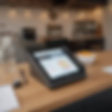 Interface of Waiterio POS showcasing its features