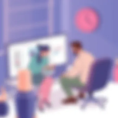 A team collaborating on a project using Asana