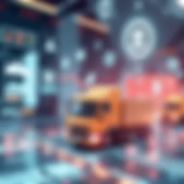 Future trends in shipping depicted through modern logistics technology