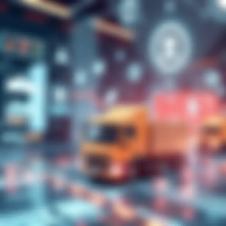 Future trends in shipping depicted through modern logistics technology