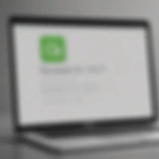 Glassdoor logo on a laptop screen