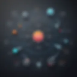 Creative diagram showcasing business processes