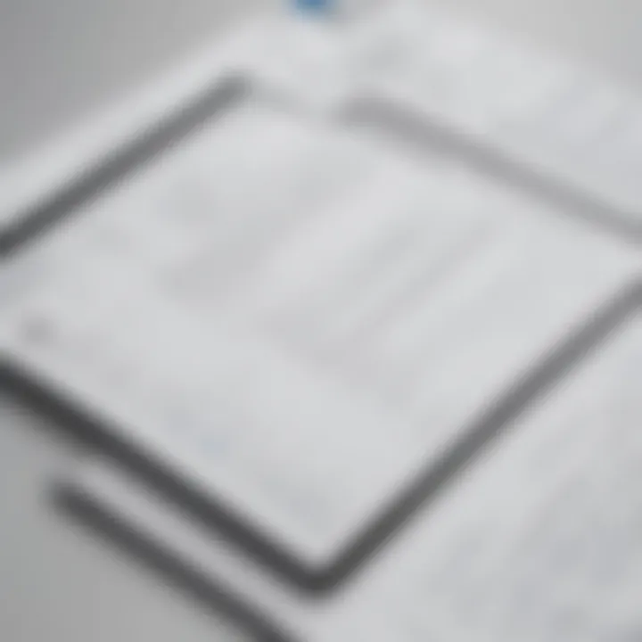 Illustration of document workflow with electronic signatures
